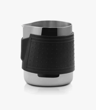20oz Stainless Steel Milk Pitcher w/ Rubber Sleeve