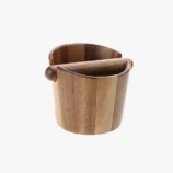 Acacia Wood Knock Box with Magnetic Cross Bar