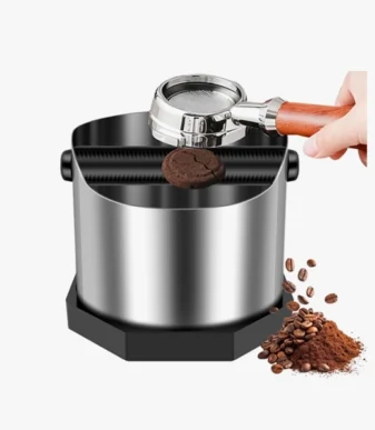 Stainless Steel Espresso Coffee Knock Box