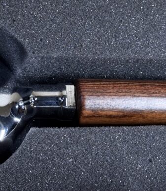 Bezzera OEM Wooden Handle Portafilter Double (no basket) 5965629.01R
