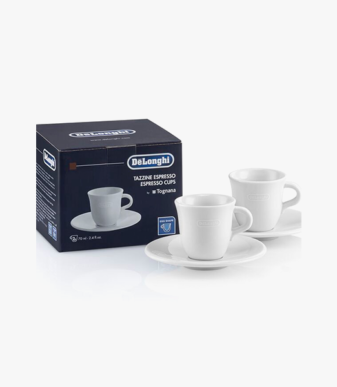 Delonghi Espresso Demitasse Cup & Saucers